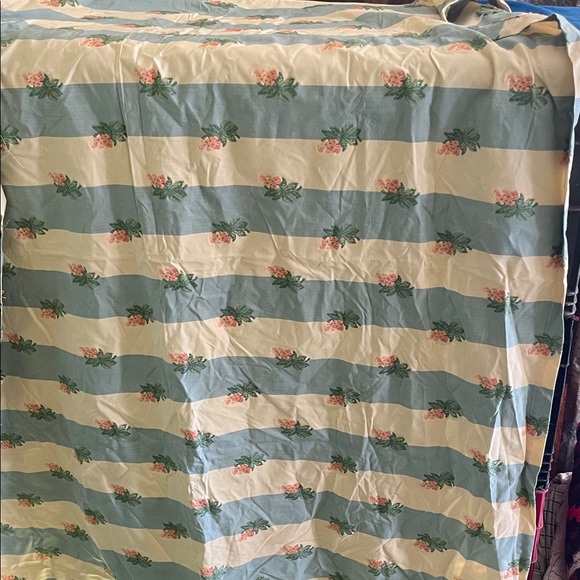 Other - Floral Striped Home Decor Fabric